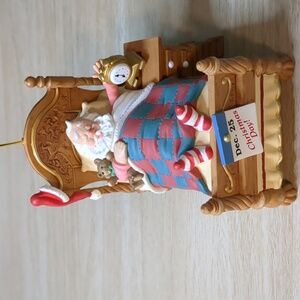 Hallmark Sleeping Santa Ornament 2001